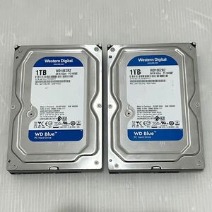 D(1025g8) Western Digital WD10EZRZ BUFFALO 3.5インチ Serial ATA用 内蔵HDD 2個セット1TB HD-ID1.0TS SATA まとめ売り ★動作未確認