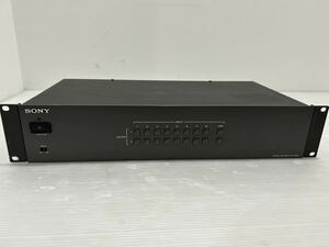 D(1004d11)SONY ソニー プロオーディオ　アクセサリー　マトリックススイッチャー MATRIX SWITCHER PVS-820S 通電のみ確認