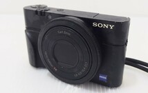 D(1030i1) SONY ソニー Cybe-rshot サイバーショット DSC-RX100 20.2MEGA PIXEL デジタルカメラ / ブラック●充電器なし ●動作未確認_画像1