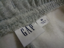 良 ギャップ カーボナイズド フリース パンツ オーバーサイズ GAP EST 1969 ビッグロゴ デカロゴ グレー 灰_画像4