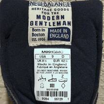 UK製 限定【Modern Gentleman's Pack】NEW BALANCE M991GMC NAVY US9D 27cm オールレザー 新品 イギリス英国製 ネイビー 紺 M991MGC_画像4