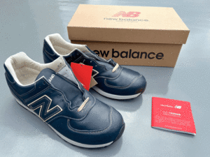 【LIMITED EDITION】NEW BALANCE LM576UK SHI NAVY UK製 US9 27cm オールレザー 新品 限定 M576 イギリス英国製 ネイビー NB スニーカー