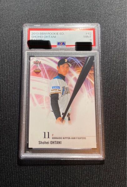 【委託品】大谷翔平 打者版ルーキーカード psa9