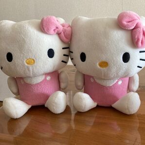 ハローキティ ぬいぐるみ小物入れ 2点(新品1点+used1点)