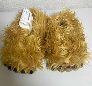  new goods 19~20cm * cost koFOOTNOTES Kids room shoes Brown slippers animal animal monster .... soft 19.5cm 20.5cm