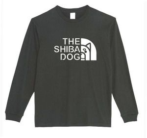 【黒Lパロディ5.6oz】シバドッグ柴犬ロングTシャツ面白いおもしろうけるプレゼント長袖ロンT送料無料・新品人気