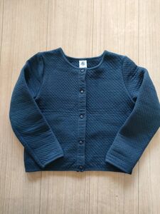 PETIT BATEAU プチバトー カーディガン 6ans 110 116 120 ネイビー