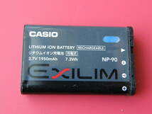 ◆ CASIO 純正充電池NP-90,1枚・立派に使える、美品 ◆._画像5