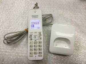 Panasonic 電話機子機 KX-FKD404-W 中古品A-3136