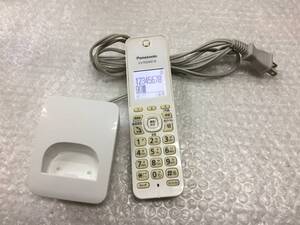 Panasonic 電話機子機 KX-FKD404-W 中古品A-3235