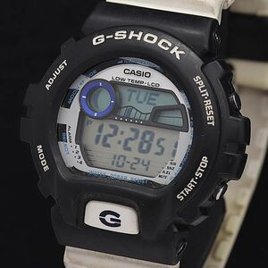 1円 稼働 良品 カシオ QZ GLX-6900SS Gショック Gライド デジタル文字盤 メンズ腕時計 NBY 4286000NKG