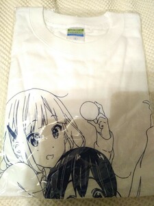 たまこまーけっと　Tシャツ Lサイズ ホワイト　　岸本屋オリジナル　北白川たまこ　常盤みどり　牧野かんな　京アニ　京都アニメーション