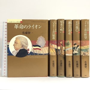 小説 フランス革命 第一部 全6巻セット 集英社 佐藤賢一