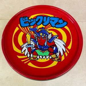 k1014510 希少品 ビックリマン ペール缶 イス レトロ スツール 18L ブリキ 缶ケース 丸缶 レトロ コレクター 年代物 現状品 美品 お菓子