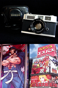 m 撮影可 付属品多数 コニカ SⅢ S3 レンジファインダー カメラ フィルムカメラ konica SⅢ w/ accessories vintage camera from japan