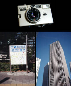 2501932 撮影可 コニカ C35 EF3 シャンパンゴールド konica c35ef3 vintage camera from japan konica c35 ef 3 フィルムカメラ カメラ