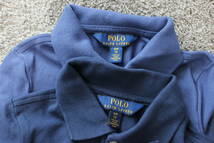 D971 人気2着セット POLO RALPH LAUREN ポロ ラルフローレン ポロシャツ ワンピース 紺 青 ネイビー ブルー SIZE7 130/64_画像6