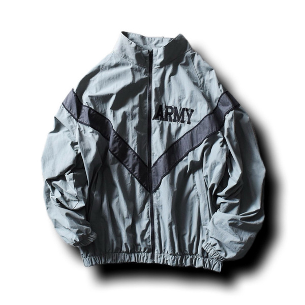 90s US.ARMY PFU ナイロントレーニングジャケット 表記MEDIUM-LONG / リフレクター 1999年 米軍 実物 ミリタリー ビンテージ