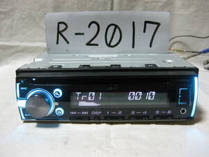 R-2017　Carrozzeria　カロッツェリア　DEH-5100zs　MP3　フロント USB AUX　1Dサイズ　CDデッキ　補償付き