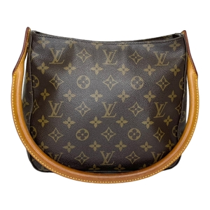 Louis Vuitton ルイヴィトン M51146 ルーピングMM ショルダーバッグ モノグラム ブラウン レディース