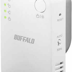 BUFFALO Wi-Fi 無線 LAN 中継機 WEX-1166DHPS/N 11ac/n/a/g/b 866+300Mbps ルーター 5GHz Switch PS5 ネット 対戦 コンセント 無線から有線の画像1