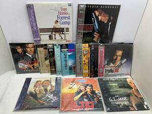 中古 LD レーザーディスク 洋画まとめ 24点 /戦場のメリークリスマス/トップガン/フォレストガンプ/Men In Black/007他