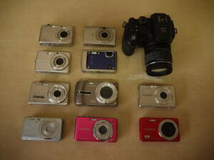 FUJIFILM FINEPIX S9000など デジタルカメラ 計11台（9台バッテリー付き） 現状品 ジャンク扱い