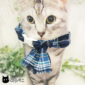  stole manner. cat Chan for safety necklace ~ navy blue color check l cat diligently ... author san .... is light soft . necklace.!