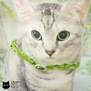  Kirakira buckle. cat Chan for safety necklace ~ bandana pattern green l cat diligently ... author san . cat Chan therefore ..... necklace.!