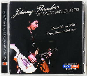 JOHNNY THUNDERS THE PARTY AIN&#039;T OVER YET LIVE IN YOMIURI HALL TOKYO JAPAN 03 FEB 1985 