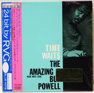 RARE ! 見本盤 バド パウエル タイム ウェイツ PROMO ! BUD POWELL TIME WAITS TOSHIBA EMI JAPAN TOCJ-9123 WITH OBI