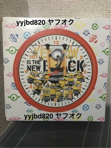 【即決・送料無料】 USJ / ミニオンズ ウォールクロック 壁掛け時計