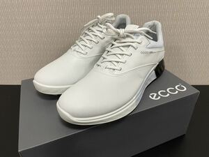 ★新品未使用★ECCO M GOLF S-THREE Lace　27.5㎝　 WHITE/BLACK/AIR★