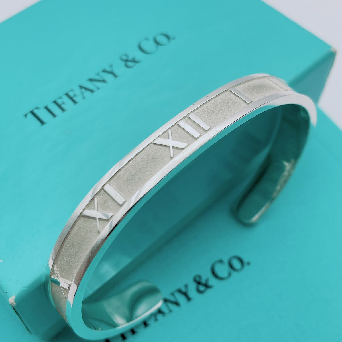 TIFFANY&Co 極美品 7 5号 アトラス シルバーリング SV925 ユニセックス