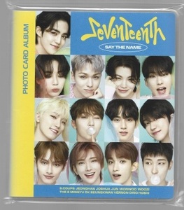 ☆New！■SEVENTEEN/セブンティーン■フォトカードアルバム/64枚収納☆韓国ジョシュア/ジョンハン/ホシ