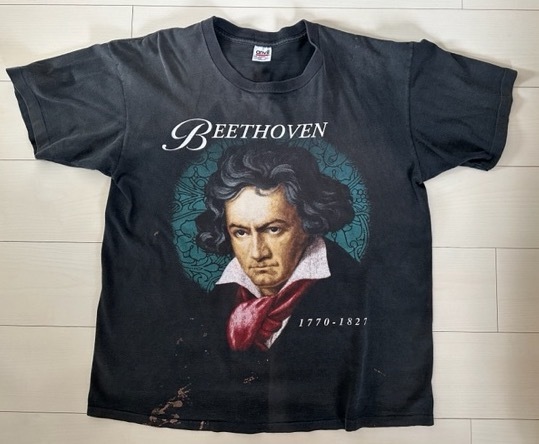 ヴィンテージ　ベートーベン　tシャツ　XL