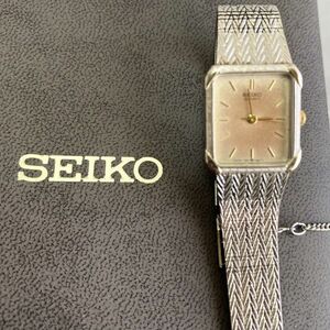 ヴィンテージ SEIKO(セイコー)腕時計シルバー レディースウオッチ (7321-5810RO 532652) セイコーウオッチ SEIKO WATCH 箱入り ジャンク品