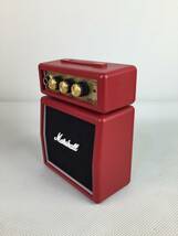 A8525●Marshall マーシャル ギターアンプ ミニアンプ MS-2R レッド 中古 保証あり_画像3