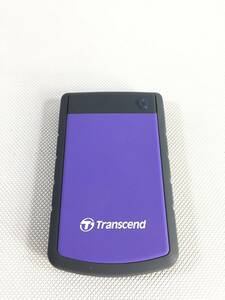 S2691●Transcend トランセンド StoreJet 外付け ポータブルHDD 1TB 本体のみ 中古【フォーマット済】