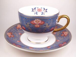 ウェッジウッド 希少 オスタリー ティー コーヒー 兼用 カップ&ソーサー リー 廃盤シリーズ OSTERLEY WEDGWOOD イギリス WW-OST-2