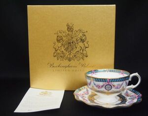 希少 ロイヤル クラウンダービー バッキンガムパレス ティー カップ&ソーサー 限定250 金彩22K Royal Crown Derby LIMITED EDITION LE-4