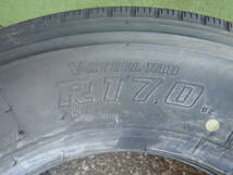 ★BS R170 たて溝★235/70R17.5 136/134J 残り溝:未使用 2012年製 2本 MADE IN JAPAN_画像5