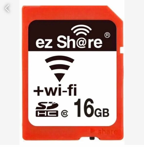 スマホにかんたん転送♪Wi-Fi SDカードez share大容量16GB