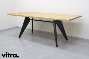 ◆美品◆vitra ヴィトラ◆Jean Prouve ジャン・プルーヴェ◆EM Table EMテーブル ソリッドウッド オーク 無垢材 59万 ミーティングテーブル