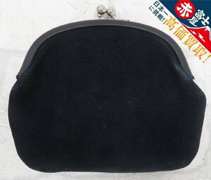 2A6673【クリックポスト対応】Makers CLASP CASE メイカーズ スエードウォレット がま口財布