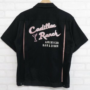 7T7071/フラットヘッド CADILLAC RANCH 半袖ボーリングシャツ THE FLATHEADの画像2