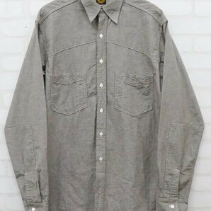 7T7248/ウエアハウス ジョングラッコー JG-13 1920～1930s Dockworker's Shirt WAREHOUSE シャンブレーシャツの画像2