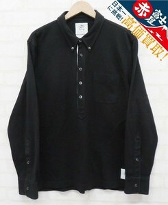 7T7049/ブラックフリース 長袖BD鹿の子プルオーバーシャツ BLACK FLEECE ブルックスブラザーズ