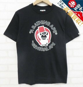 7T6864【クリックポスト対応】アベイシングエイプ べイプ GENERAL APE 半袖Tシャツ A BATHING APE BAPE