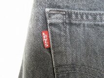 3P4355/リーバイス 501 ブラック 米国製 デニム ジャーナルスタンダードリメイク Levi's USA製_画像6